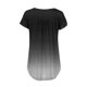 thumbnail image 3 of Mujeres de Verano Tops de Manga Corta Impresa Casual Cuello Redondo Plisado Superior 95% Poliéster 5% Spandex, Blusa de Moda para Todas las Estaciones, 3 of 6