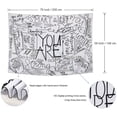 thumbnail image 4 of Black & White Large Wall Paper Decor For Dorm Bedroom Living Room, 4 of 4
