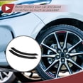 thumbnail image 3 of Unique Bargains 2 Pcs Car Door Edge Anti-Collision Strip Adjustable Rearview Mirror Door Bumper Protection Black Carbon Fiber, 3 of 8