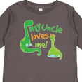 thumbnail image 4 of Inktastic My Uncle Loves Me Boys Long Sleeve Toddler T-Shirt, 4 of 5