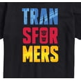 thumbnail image 3 of Transformers - Transformers Logo Color Block - Adult Short Sleeve Tee, 3 of 5
