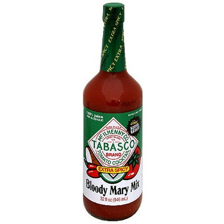 Tabasco Extra Spicy Bloody Mary Mix, 32 oz (Pack of 12)