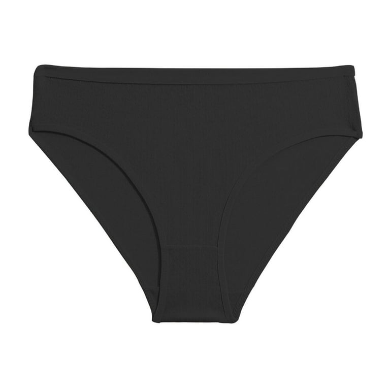 CAICJ98 Lingerie for Women Women's Fashion Casual Low Waist Underwear Color  Striped Briefs Underwear Women Panties Black,M 