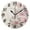 Pink, variant on Wall Clock 10 Inch Silent Non-Ticking 8 Roses Flowers Battery Operated Rustic Retro for Living Room Home Kitchen Bathroom