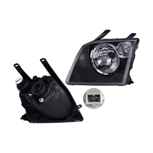 Faro Ecosport 2006 A 2007 Ford Izq Manual C/Cto Blanco DEPO .