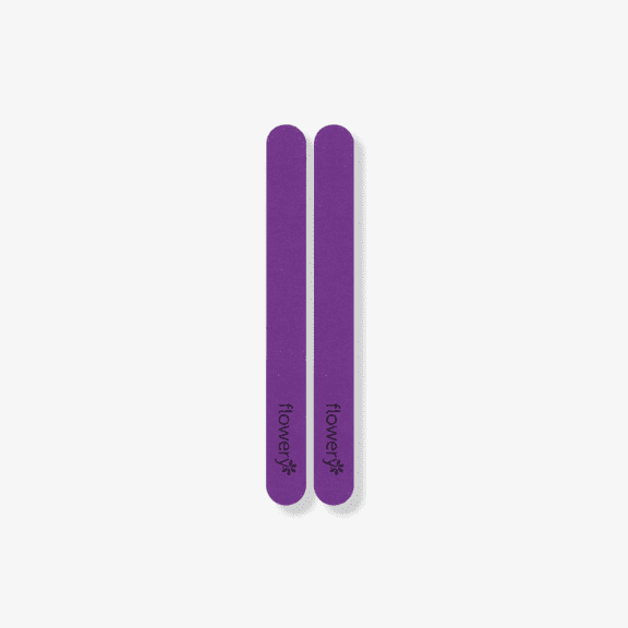 Flowery Ultra Violet Nail File, 2 ct
