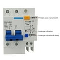 thumbnail image 2 of Disyuntor de corriente residual en miniatura 2 polos 30mA 400V Protector de fugas eléctricas para e Tomshoo protector actual, 2 of 7
