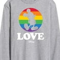 thumbnail image 3 of Disney Pride - Love - Rainbow Spotlight on Mickey - Men's Long Sleeve T-Shirt, 3 of 5