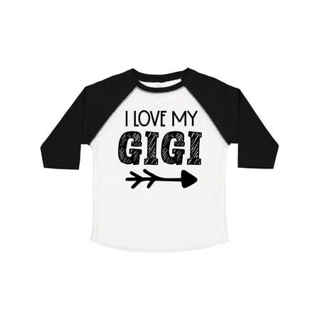 

Inktastic I Love My Gigi with Arrow Gift Toddler Boy or Toddler Girl T-Shirt