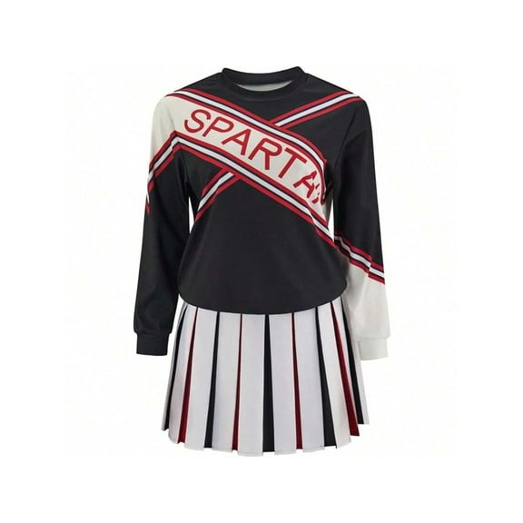 Saturday Night Live Cheerleader Outfit - Complete Spartan Uniform Set for Women