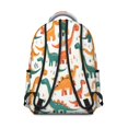 thumbnail image 3 of Cute Dinosaur Pattern Backpack for School,Cute School Bag,Schoolbag with Adjustable Shoulder Straps & Padded Back,15.3"x11"x7.1".﻿, 3 of 6