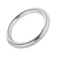 thumbnail image 2 of Thinsony Solid 304 Stainless Steel Webbing Strapping Welded DIY Ring Craft O Silver 30x8mm 1Set, 2 of 6