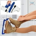 thumbnail image 2 of CRS Cross Skate Guards, Soakers and Towel Gift Set - Ice Skating Guards and Soft Skate Blade Covers for Figure Skating or Hockey (Blade Blue, Medium), 2 of 5