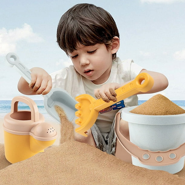 Ensemble de bac à sable en silicone souple pour enfants, jouets de plage  d'été, outils de jeu de sable et d'eau