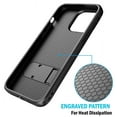 thumbnail image 6 of Cover with Clip for iPhone 15 Pro Max, Nakedcellphone Tough Hybrid Phone Cover [with Kickstand] and Belt Hip Holster [Secure Anchors], 6 of 10
