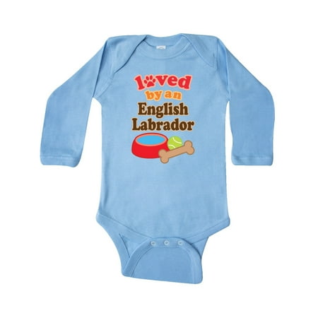 

Inktastic English Labrador Dog Lover Gift Baby Boy or Baby Girl Long Sleeve Bodysuit
