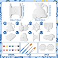 thumbnail image 2 of Art Craft Kit Syhood, 24 piezas de adornos de cerámica para Janucá, 2 of 6