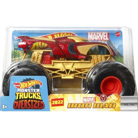 Hot Wheels Monster Trucks, Oversized Monster Truck in 1:24 Scale