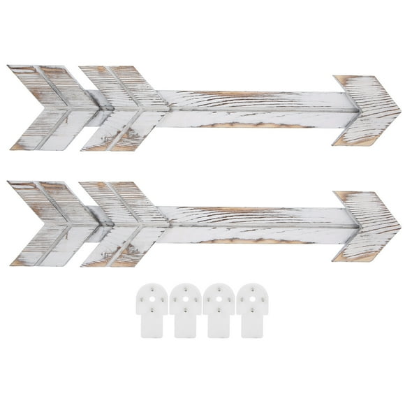 Rustic Decor,2PCS Wooden Arrows Decor Farmhouse Decorations Wooden Arrows Sign Solid Performance