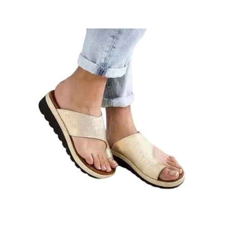 

UKAP Womens Slide Wedge Sandals - Ladies Slip Ons Flip Flops Spring Summer Holiday Shoes
