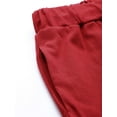 thumbnail image 6 of DressBerry - By Myntra Women Red Regular Fit Track Pants Solid Pure Cotton Ready to Wear Cargos Joggers With Elasticated Waistband And Drawstring Closure, 6 of 8
