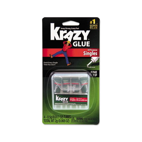 Single-Use Tubes 0.07 oz, Dries Clear, 4/Pack