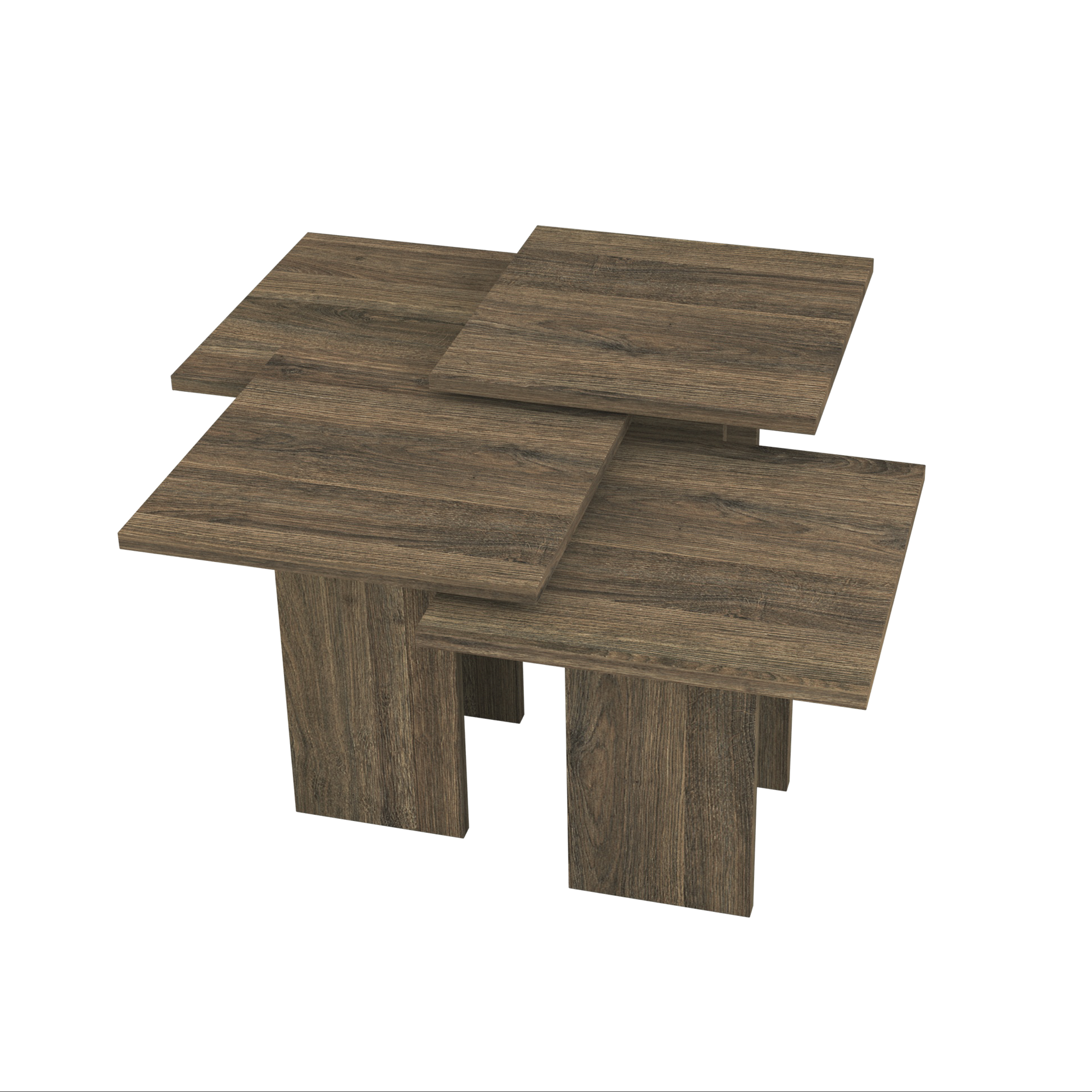 Ada Home Decor Furniture Dark Oak Clark Modern Coffee Table