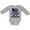 AC-Heather Grey, variant on Inktastic Firefighter Godfather Fireman Boys or Girls Long Sleeve Baby Bodysuit