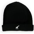 thumbnail image 1 of LRG Gorro tejido con jirafa para hombre, negro, talla única, 1 of 1