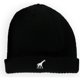 thumbnail image 1 of LRG Gorro tejido con jirafa para hombre, negro, talla única, 1 of 1