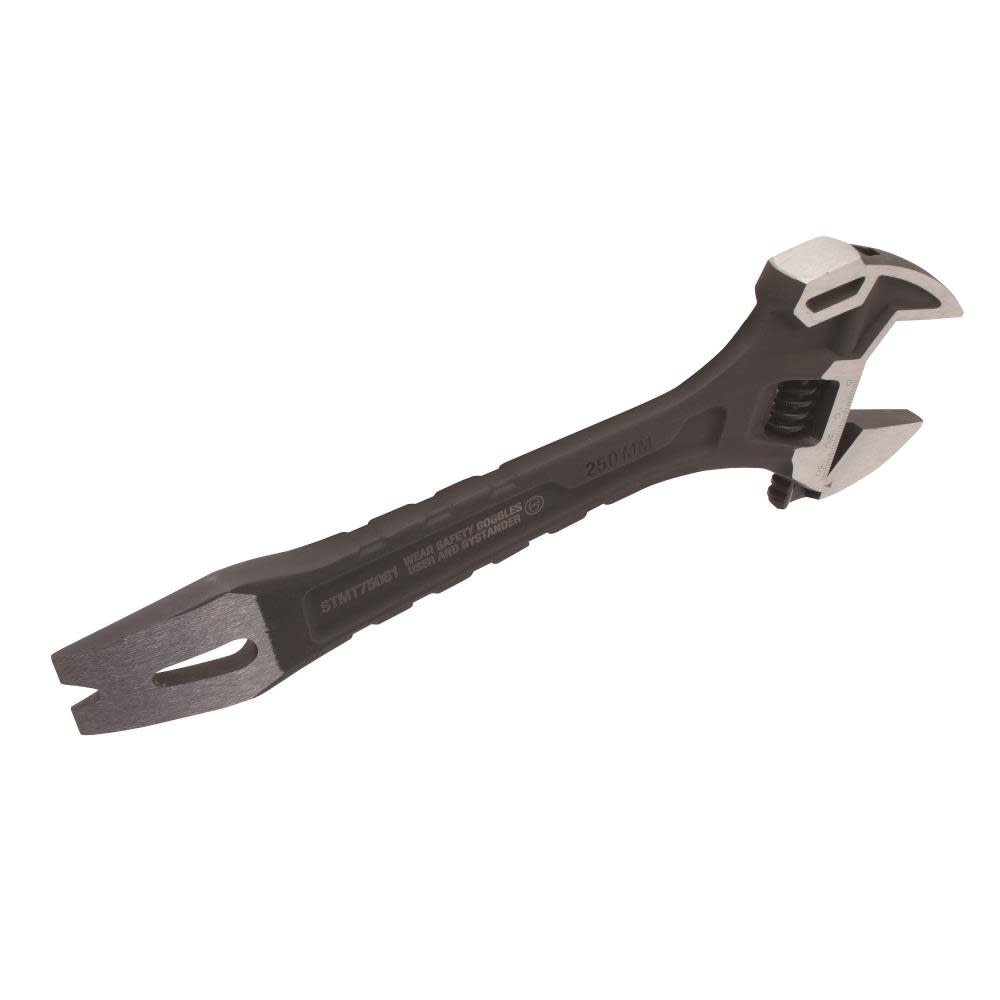 Stanley FatMax FMHT75081 10" Black/Gray Adjustable Demo Wrench - image 2 of 3