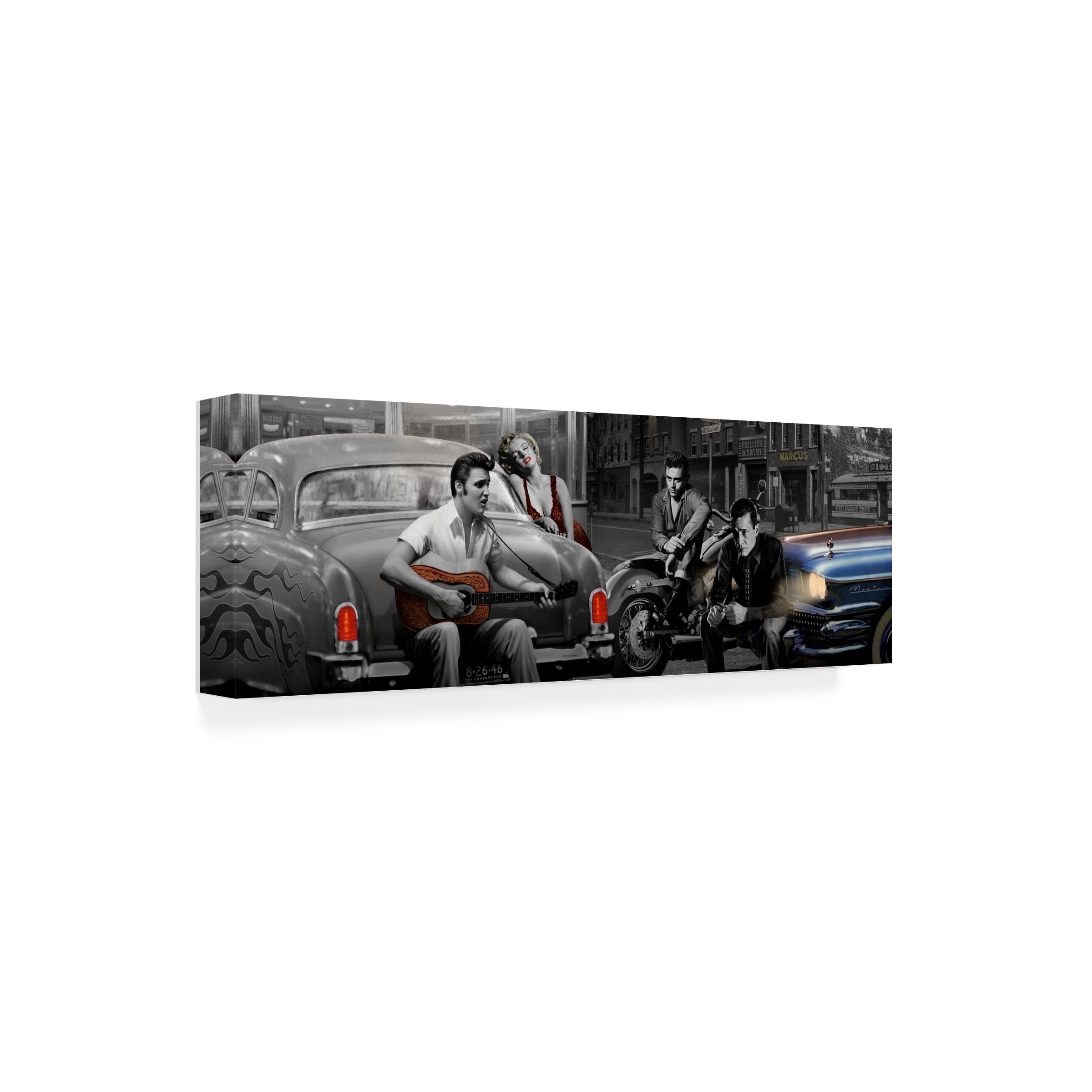 Chris Consani 'Legendary Crossroads' Canvas Art