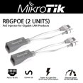 thumbnail image 4 of Mikrotik Rbgpoe Poe Injector 2 Units With Shielded Connectors For Gigabit Lan Products That Supports 9-48V Poe, 4 of 4