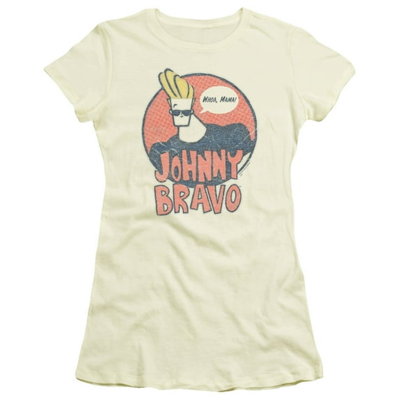 Johnny Bravo - Wants Me - Juniors Teen Girls Cap Sleeve Shirt - Large