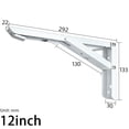 thumbnail image 1 of Folding Shelf Brackets Diy Wall Mounted Shelf Bracket For Folding Work Bench, 1 of 8