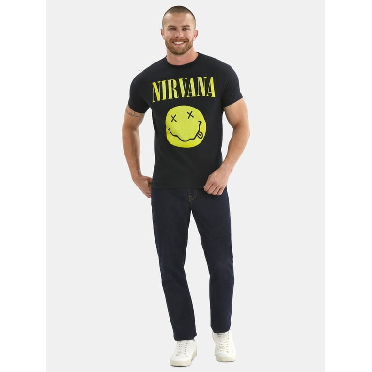 Nirvana Men's Smiley Graphic Tee photo 2
