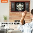 thumbnail image 2 of VEVOR Dartboard and Cabinet Set Official Size Complete Accessory Steel Tip Dart, 2 of 9