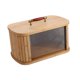 thumbnail image 5 of Caja de pan de madera, contenedor para almacenar pan, contenedor multiusos retro para almacenar alimentos. madera 345cm, 5 of 9