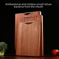 thumbnail image 3 of Premium Food-Grade Ebony Wood Cutting Board: Antibacterial, Mold-Resistant, Dual-Sided with Non-Slip Design for Home Kitchen—Versatile Medium-Sized T-Shape for Chopping, Dicing & Safe Food Preparation, 3 of 6