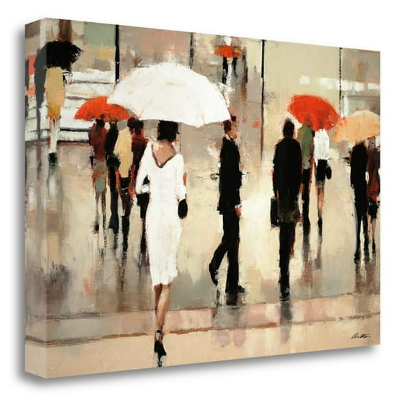 24"x16" My Complex Heart by Lorraine Christie Print on Canvas Fabric Multi-Color