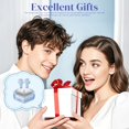 thumbnail image 6 of Heart Wireless Earbuds for Girls Kids, Cute Mini Tiny Small Invisible Earbuds Wireless Bluetooth for Small Ears Canals Women Rose Gold Kawai Blue Tooth Ear Buds for iPhone Android, 6 of 7