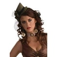 thumbnail image 2 of Steampunk Headband Hat - Brown, 2 of 2
