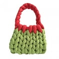 thumbnail image 4 of Milageto Handwoven Handbag Elegant Shoulder Bag Fashion Pouch Shopping Bag Soft Purse Green, 4 of 8