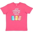 thumbnail image 3 of Inktastic Easter Hangin' with My Peeps Youth T-Shirt, 3 of 5