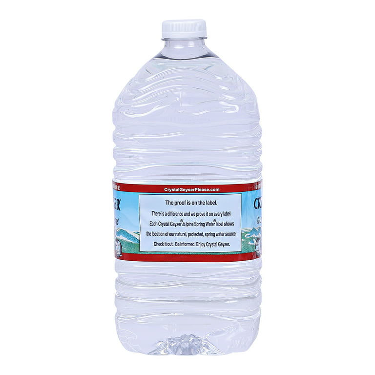 Crystal Geyser Alpine Spring Water, 1 Gallon Plastic Jug 
