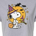 thumbnail image 3 of Peanuts - Snoopy Woodstock Witchcraft - Juniors Cropped Cotton Blend T-Shirt, 3 of 6