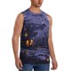 thumbnail image 2 of Fotbe Mystery House Halloween Night Men's Camiseta sin Mangas Estampada para Hombres, Playera Casual para Gimnasio, Entrenamiento, Playa-Small, 2 of 7