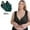 8-Green, variant on 3pc Lace Bras for Women Front Closure No Underwire Padded Bras Full Coverages Seamless Push up Bralette New Comfortable Sports Bras Gray 4XL