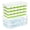 Green, variant on NFK Ice Cube Tray with Lid & Bin - 4 Pack 48 Cubes Stackable Silicone Trays for Freezer with Storage Container, Leak-Proof Lids, BPA-Free, Easy Release for Kitchen, RV, Party, Cocktail & Coffee