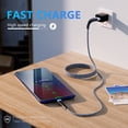 thumbnail image 6 of USB C Cable, Aione Charger Cord 6ft 2Pack, Braided Type-C Fast Charging Cable for Samsung, 6 of 7